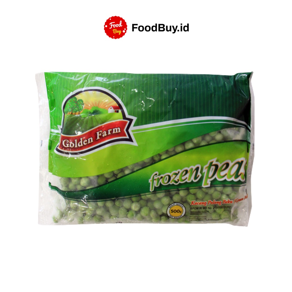 

Golden Farm Vegetable Green Peas / Kacang Polong Frozen 500 gr