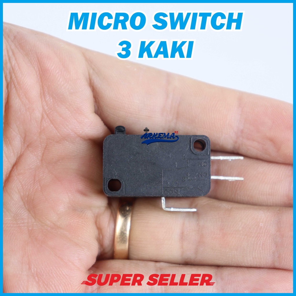 MICRO SWITCH 3 PIN | 3 KAKI | TIGA KAKI RICE COOKER PENANAK NASI | SAKLAR KECIL OTOMATIS
