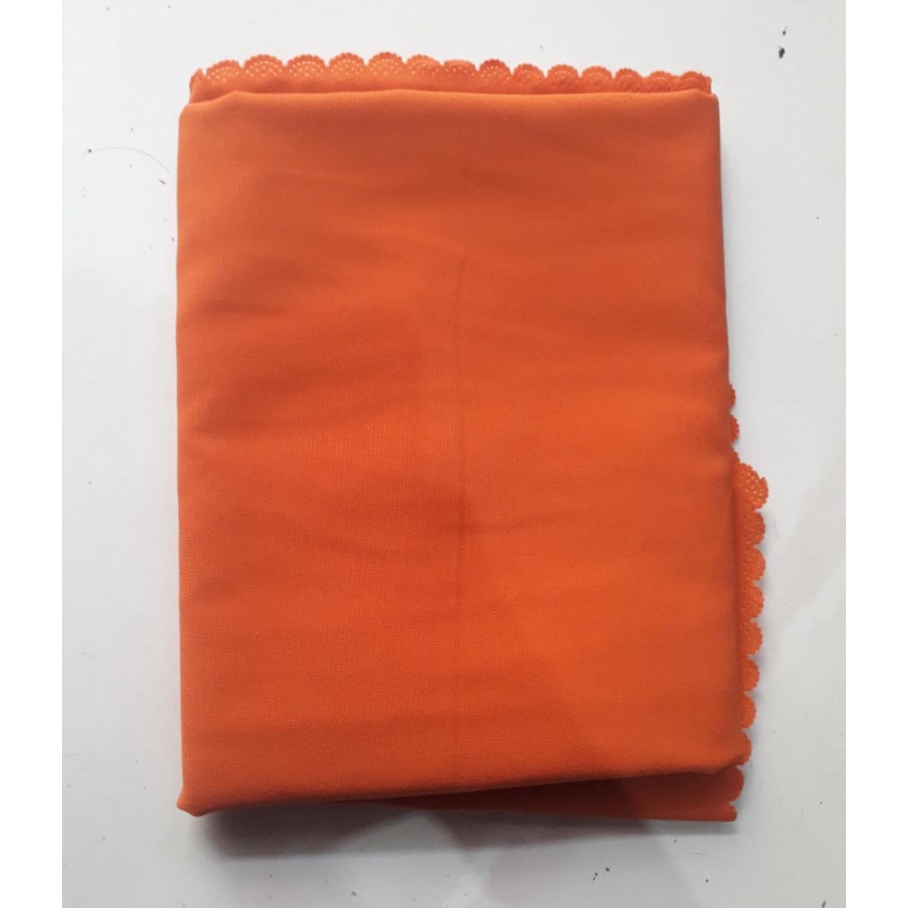 Jilbab Wolfis Orange PKS Polos