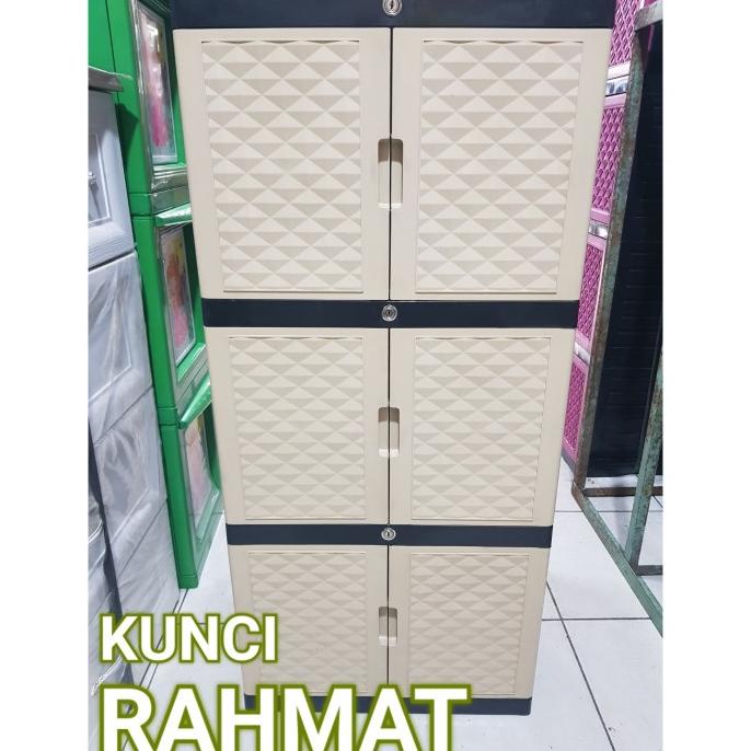 

LEMARI PLASTIK / LEMARI PAKAIAN / LEMARI SSN 3 stock ready