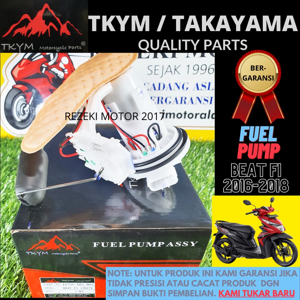 TAKAYAMA TKYM fuel pump pompa bensin HONDA BEAT FI 2016 - 2018