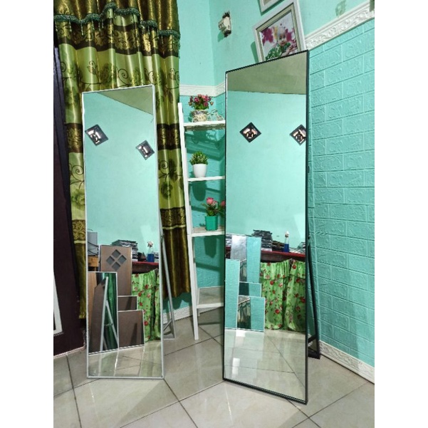 40x153cm Standing Mirror Frameles / Vanity Mirror / Cermin Aesthetic Full Body