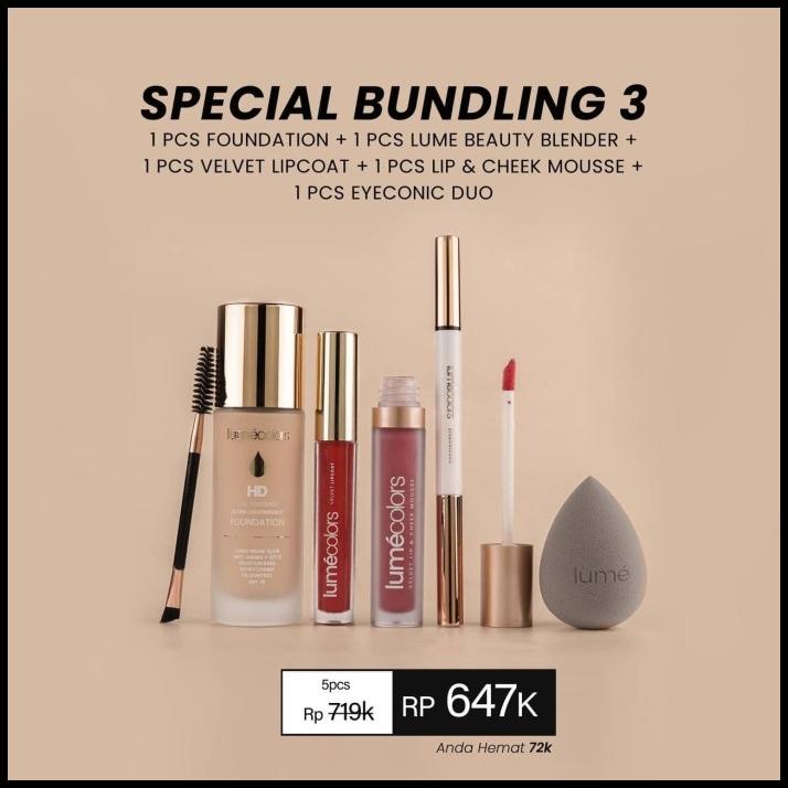 Promo Lumecolors Foundation Paket Sultan