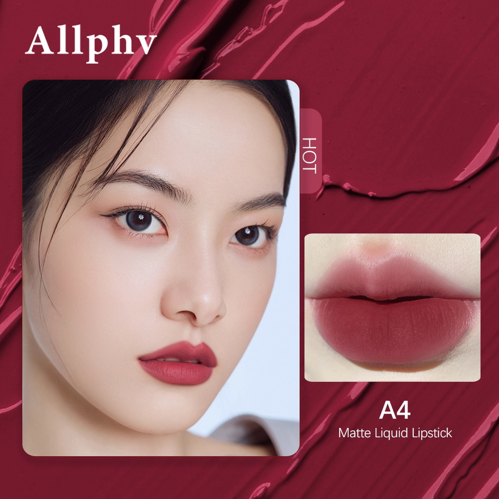 ALLPHV Lipstik Matte Lip Gloss Lipstick Set Long Lasting Lembut Tahan Lama Pelembab Pigmentasi Tinggi Tahan Air Anti Lengket Tidak Lips Tint Kosmetik Bibir Perawatan Kecantikan12 Color