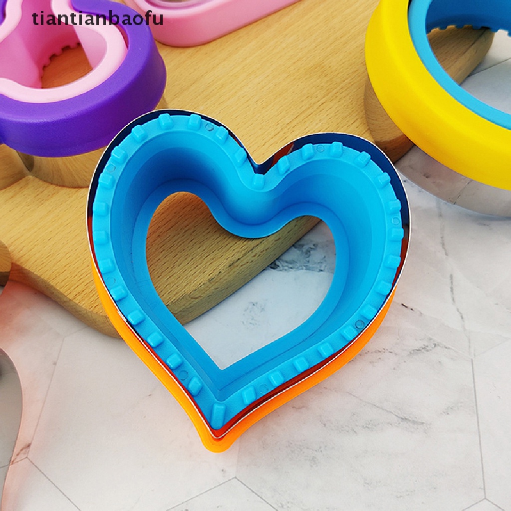 Cetakan Pemotong Makanan Sandwich Cookie Bahan Stainless Steel Untuk Alat Dapur