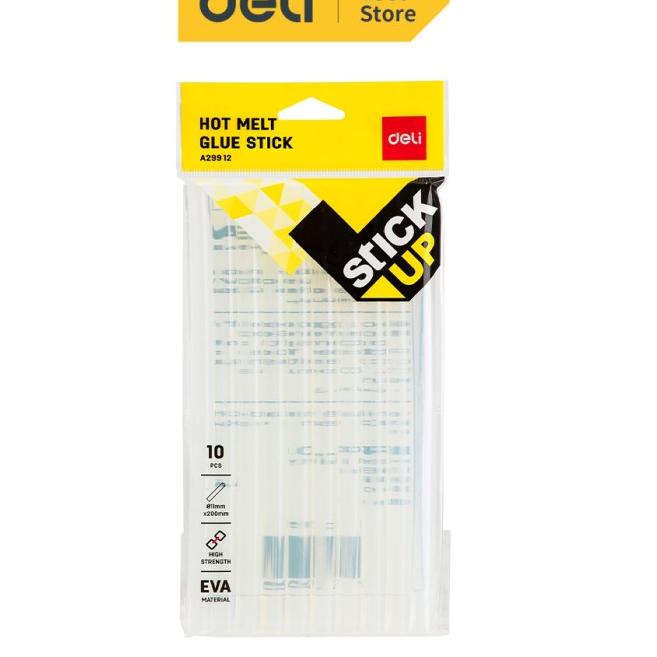 

Deli Glue Gun Refill Isi ulang Lem Tembak isi 10 pcs 11mmx20cm EA29912