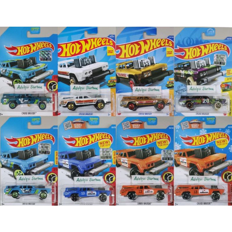 hotwheels hot wheels cruise bruiser factory sealed ths th$ ban karet short card hw daredevils hw art