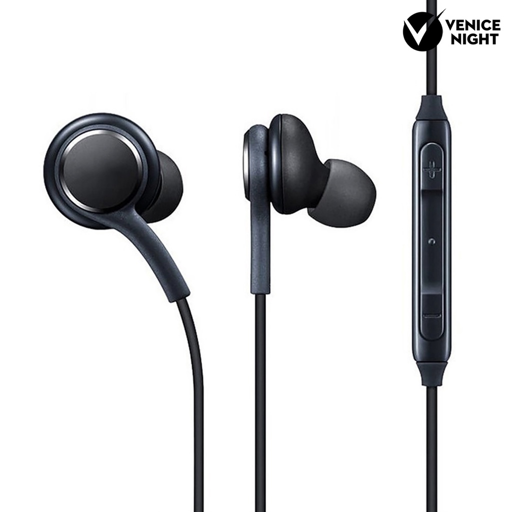 (VNEP) (Berkabel) S8 Plus Earphone Efek Suara Bagus Tahan Air Ergonomis 3.5mm Gaming Stereo Earbud untuk Panggilan