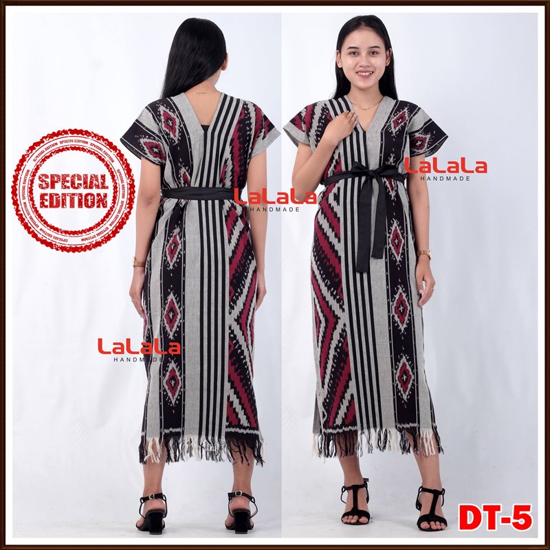 Dress tenun jepara lurik tunik jepara