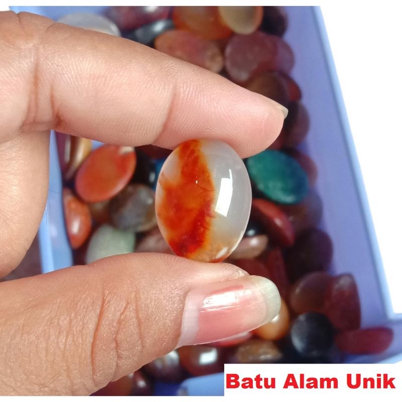 koleksi batu akik batu alam Asli