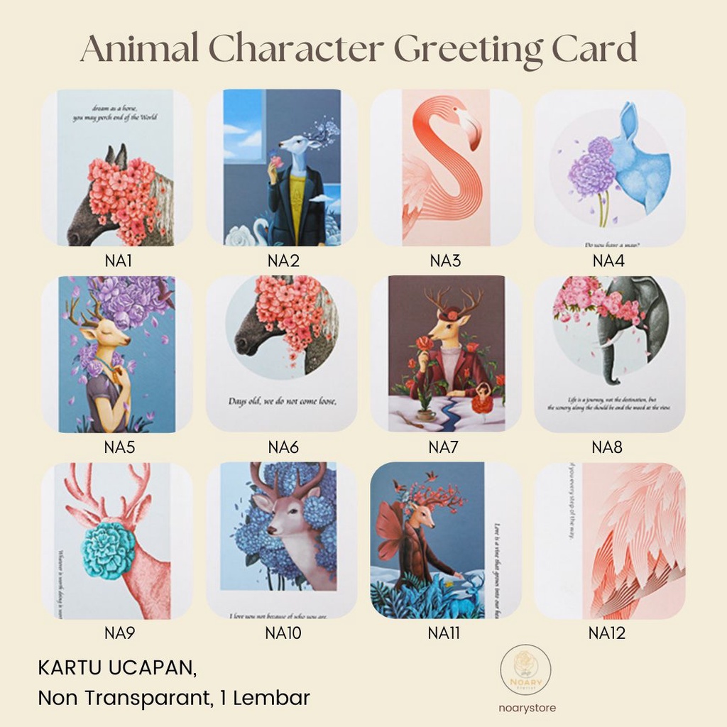 Animal Character Greeting Card