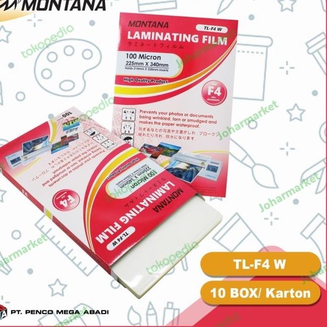 

plastik laminating Montana ukuran folio