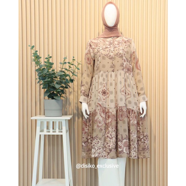 Terbaru , Margie Long tunik , Katun Lionel Richie , Atasan Wanita muslim , Original Disiko Exclusive