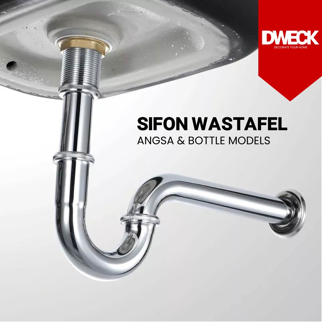 Jual Sifon Angsa Botol Wastafel Stainless Steel Anti Karat Chrome