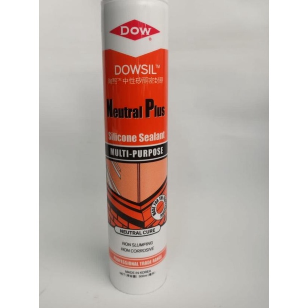 

Dowsil Netral Plus Silicone Sealant Dowsil Lem Dowsil Neutral Plus - Putih