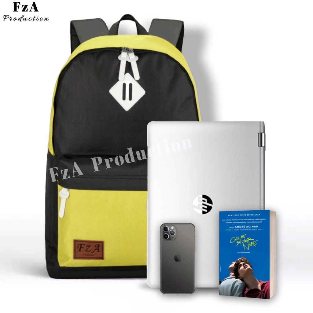 FzA Official - Tas Ransel Distro Original Casual pria Wanita / Tas Ransel Laptop / Backpack Sekolah Kuliah Distro Original Tas Punggung Laptop - BLY