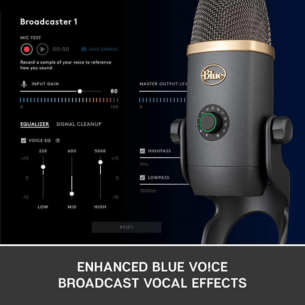 BLUE Microphones YETI X - WORLD OF WARCRAFT Edition - Professional USB Condenser Microphones - Mikrofon Condenser Terbaru Hasil Kolaborasi dengan WORLD OF WARCRAFT