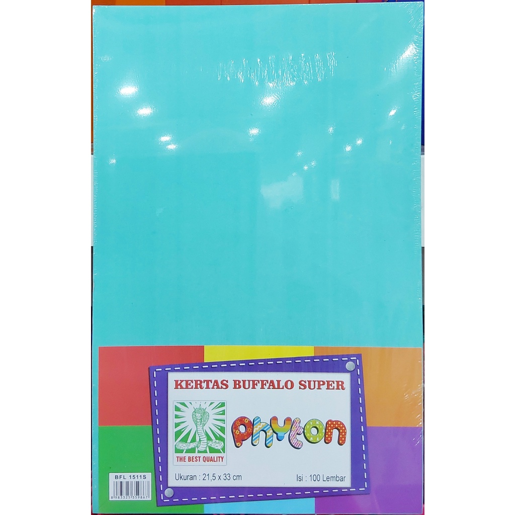 

(PAK) KERTAS BUFALLO POLOS PHYTON BIRU MUDA TERANG / KERTAS BUFALLO
