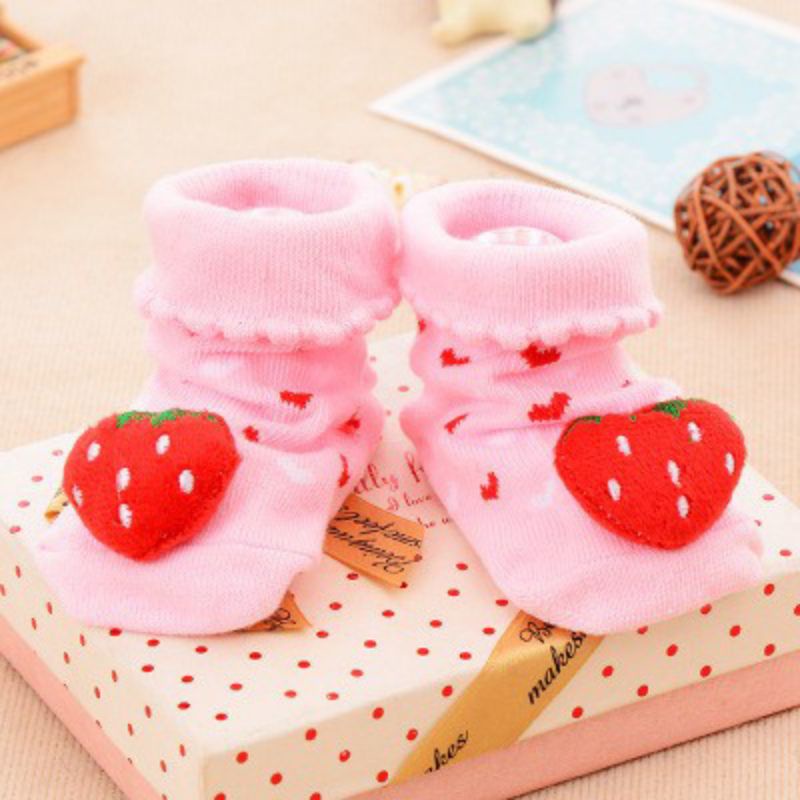 KAOS KAKI ANAK BAYI ANTI SLIP KARAKTER BONEKA 3D