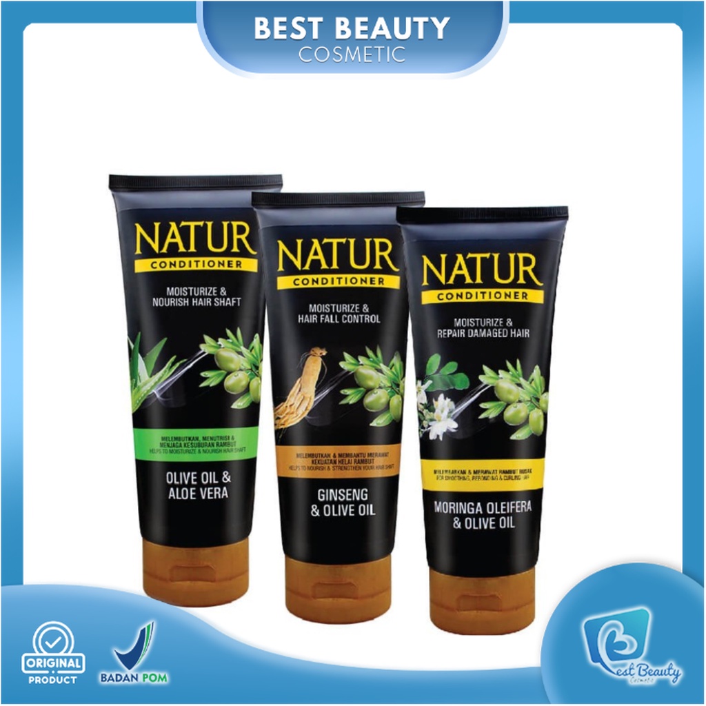 ★ BB ★NATUR Hair Conditioner 165mL / Gingseng / Olive Oil / Moringa