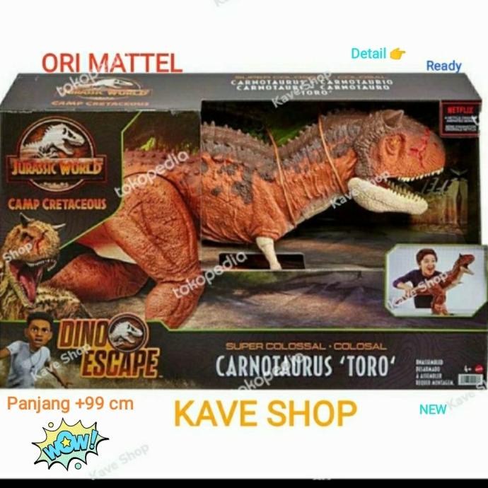 Mattel Jurassic World Super Colossal Carnotaurus Toro
