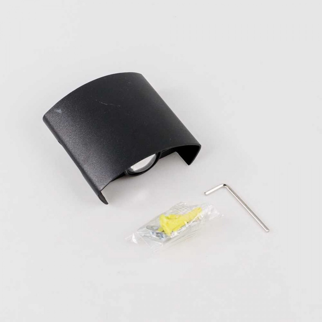 Lampu Hias LED Dinding Dekorasi Aluminium 2W 2 LED Warm White