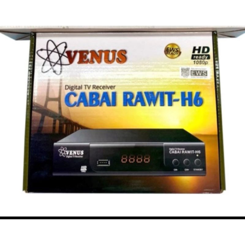 TERMURAH RECIEVER TV DIGITAL  STB VENUS CABE RAWIT H 6 ORIGINAL BODI BESI