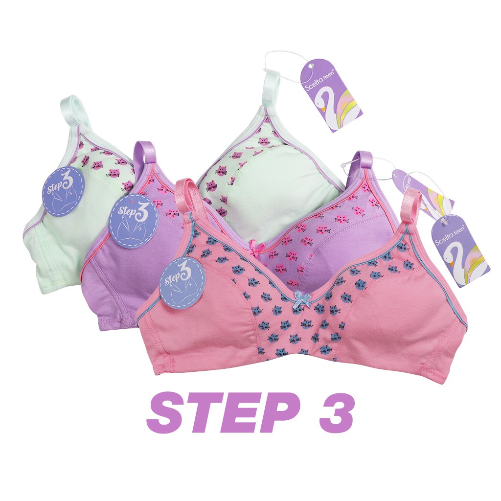 Bh Bra Remaja Step 3 Scelta Katun Miniset Teenagers Bra