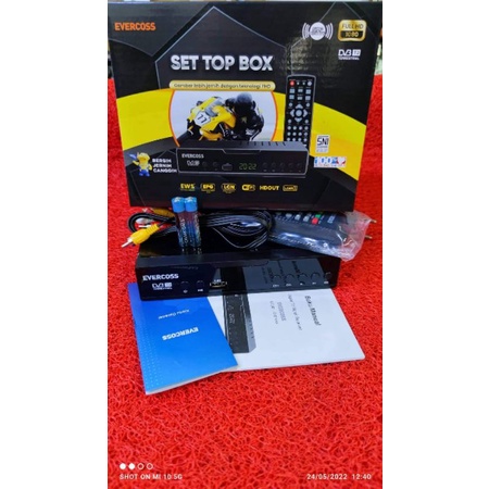 DIGITAL RECEIVER - SETTOP BOX - STB EVERCOSS - SET TOP BOX DVB DV3 T2 TERRESTRIAL PRO ANALOG TO DIGI