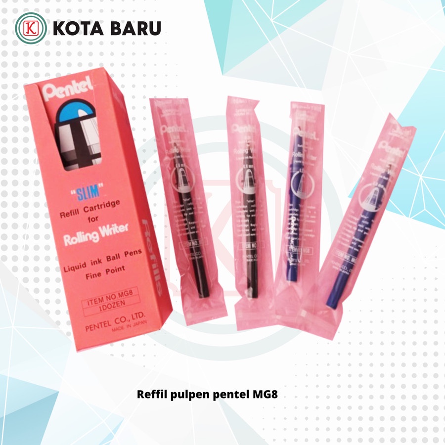 

Reffil pulpen pentel MG8