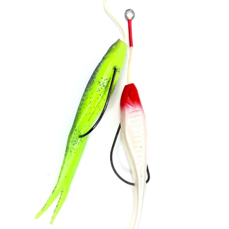 Softlure Baby Silincer dengan Wormhook 4/0 5/0