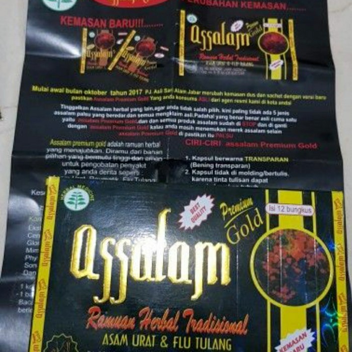 kapsul asam urat assalam gold