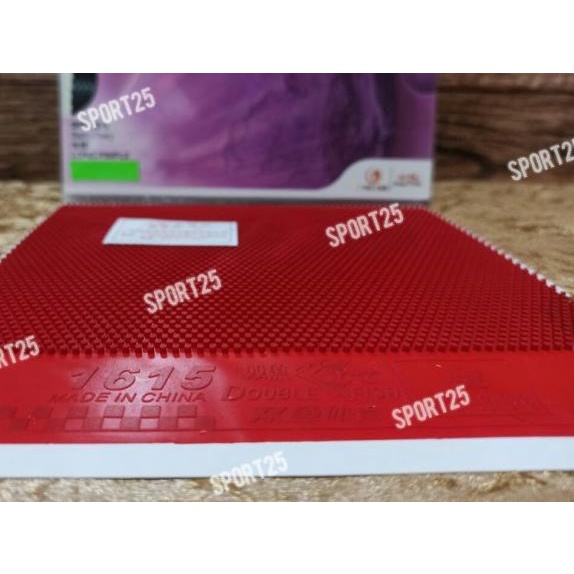 Karet / Rubber Pingpong Bintik Double Fish/Doublefish 1615 OX ORIGINAL - Merah