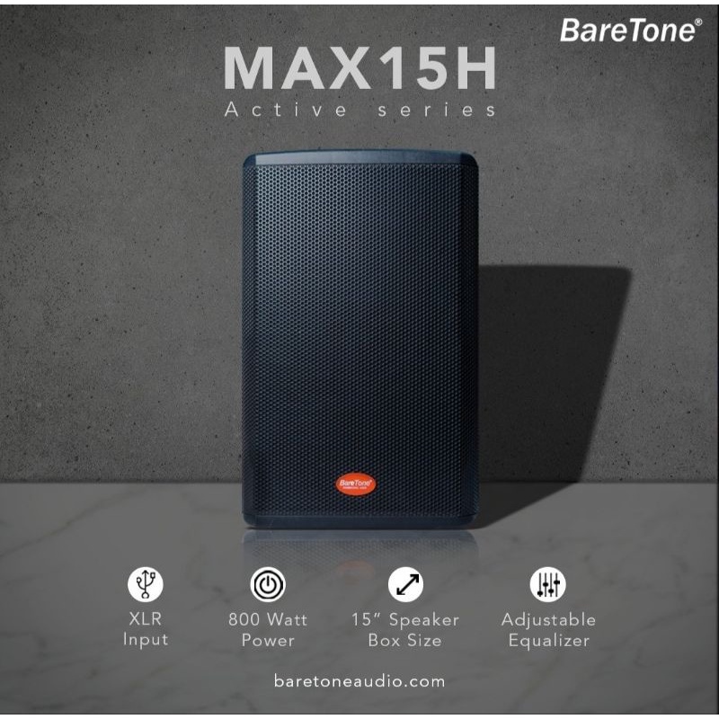 Speaker Active | Speaker aktif BARETONE MAX15H | BARETONE MAX 15H