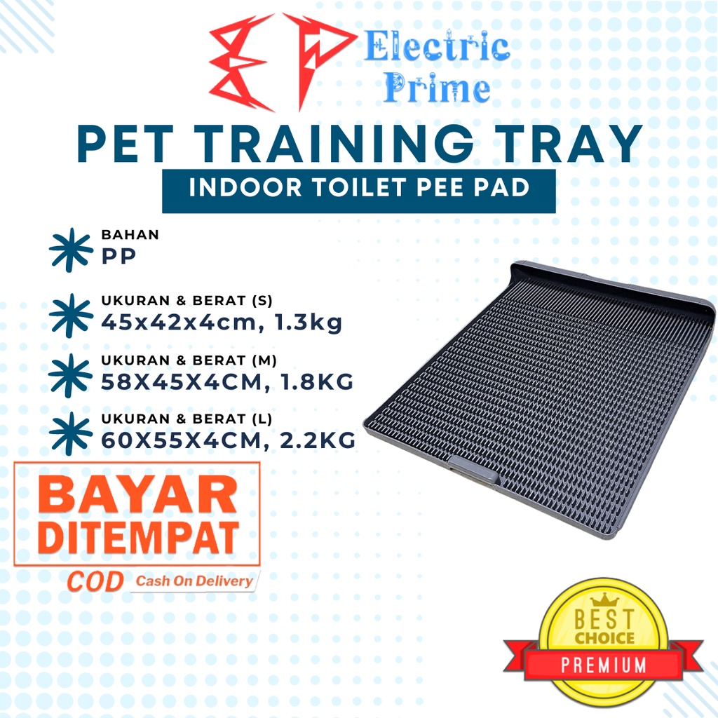 Pet Toilet Pee Poop Pad Training Tray Alas Pipis Anjing Tatakan Perlak Urine Hewan Kucing Anti Slip Indoor Tempat Kencing Underpad
