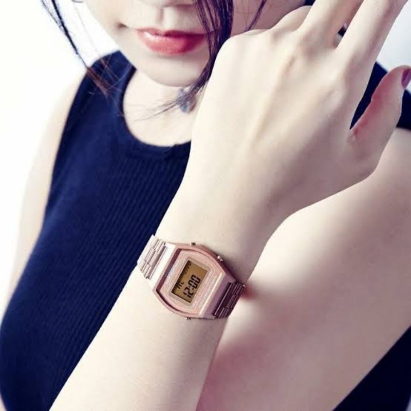 JAM TANGAN DIGITAL RANTAI Q&Q MODEL CASIO Wanita & Pria FREE BOX + BATERAI CADANGAN | Jam Tangan Cou