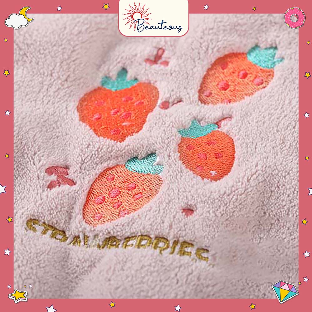 Handuk Bayi Halus Motif Lucu Cotton Fleece Towel Soft Sport Face