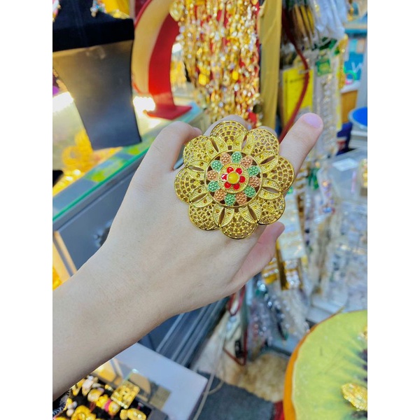 Cincin Dubai Cincin warna Cincin mewah cincin cantik cincin jumbo