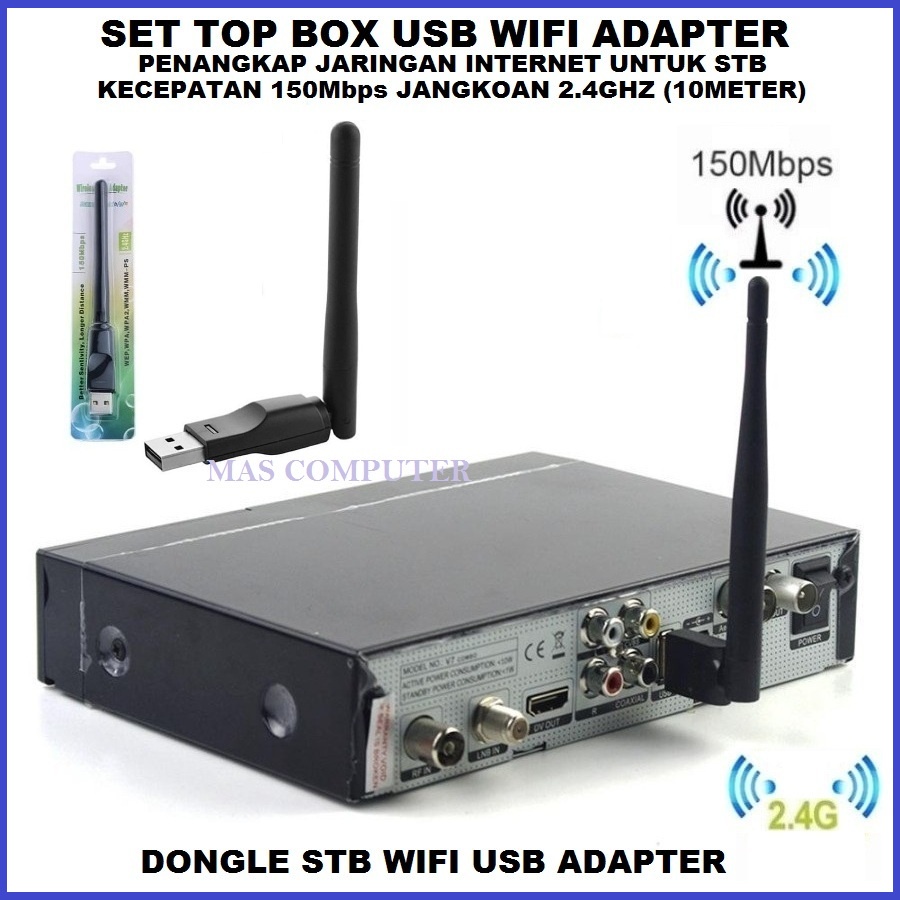 STB USB WIFI ADAPTER / Set top box dongle usb wifi / usb wifi untuk STB
