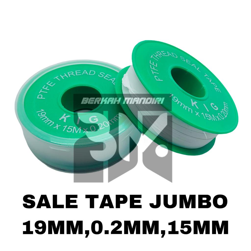 Seal Tape Sealtape TBA 12MM x 15M Jombo /Siltep Kran Air Selotip Keran Isolatip Pipa Solatip Model Onda Full 15 meter