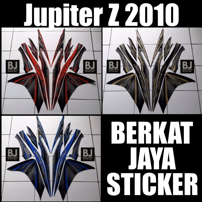 STRIPING STICKER STIKER LIS BODY JUPITER Z 2010