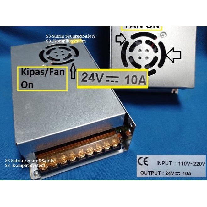 Power supply 24V 10A swicthing/ PSU 24Volt 10Ampere