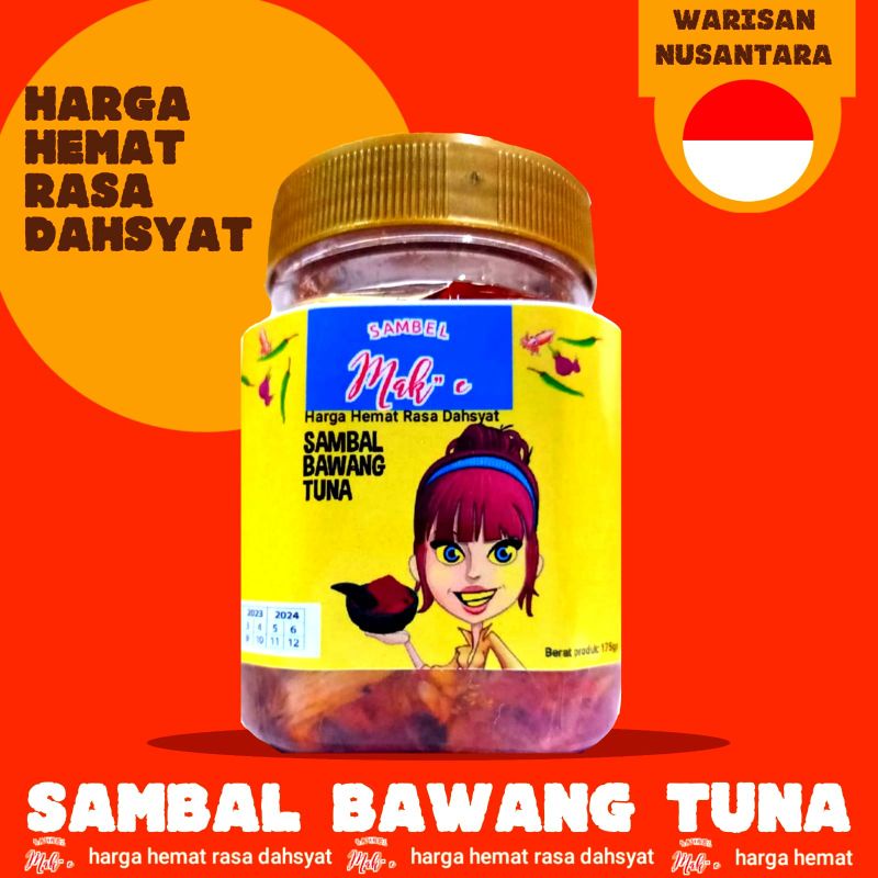 

tuna sambel bawang mak-e varian sambal kemasan 175gr