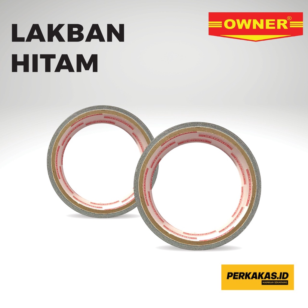 Lakban Kain Hitam Besar Clothtape 2 Inch 4 Meter OWNER