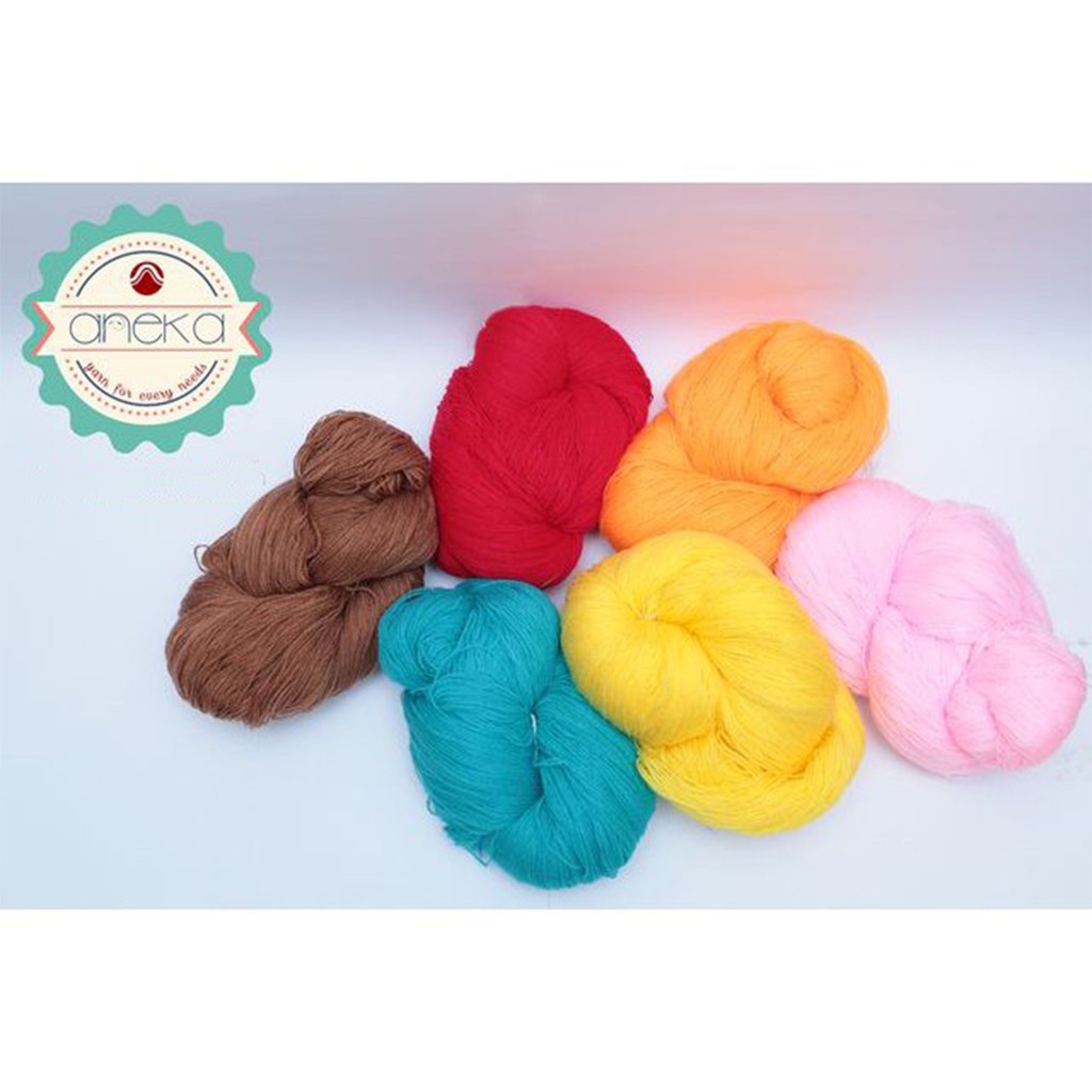 KATALOG - Benang Rajut Wool / Wol / Siet Yarn 200 gram VONEL (BENTUK HANK, TIDAK DIGULUNG) PART 1