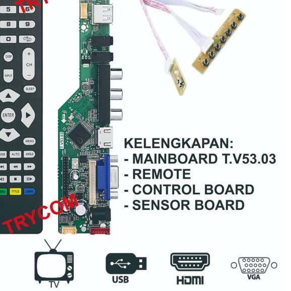Universal LCD Controller Board TV Motherboard VGA/HDMI/AV/TV