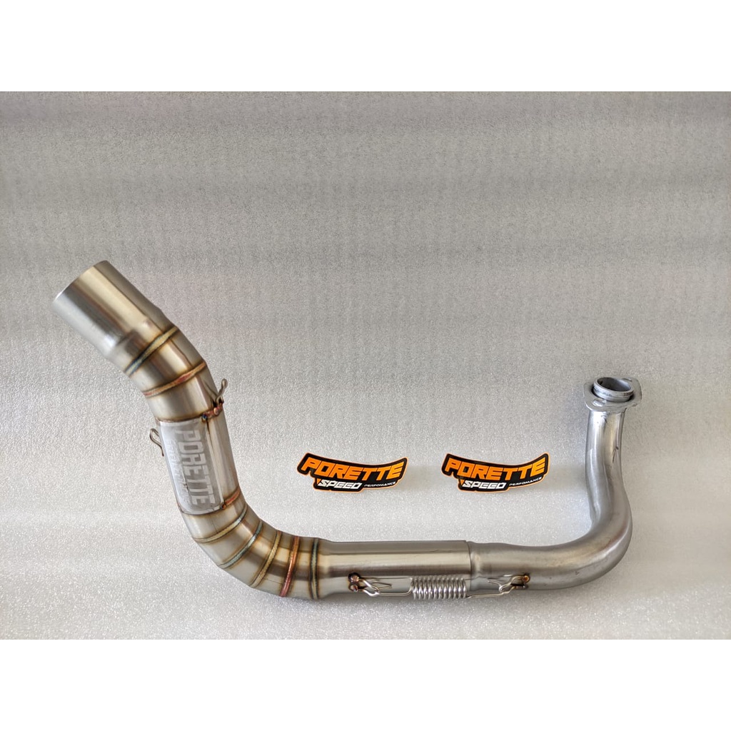 Leher knalpot ngacung model samping motor beat vario 110 scoopy inlet 38 mm