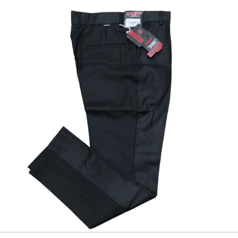 CELANA KANTORAN FORMAL.PRIA HITAM MENGKILAP/CELANA PANJANG KANTORAN