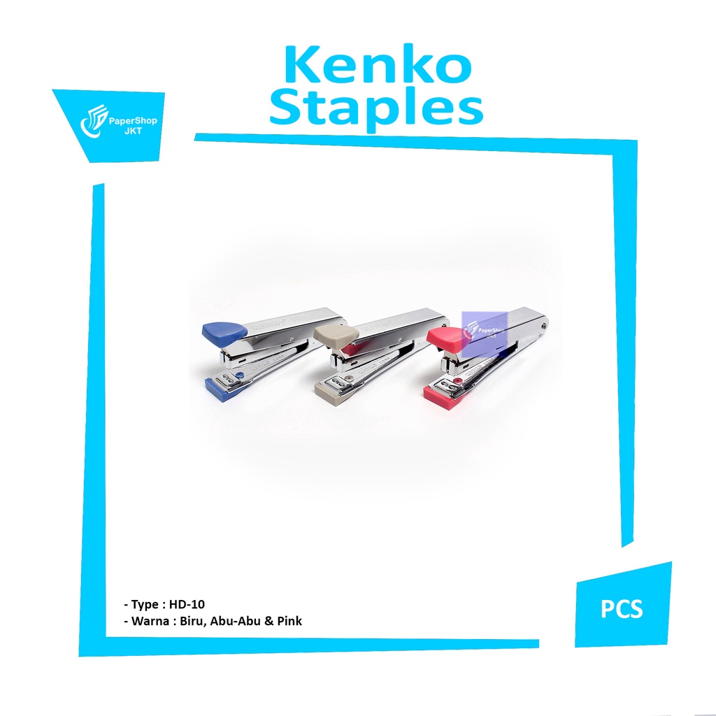 

KENKO - Stapler - Staples HD -10 Berwarna - pcs