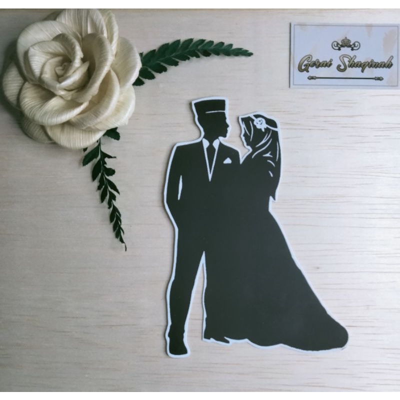 siluet pengantin || mahar siluet pengantin